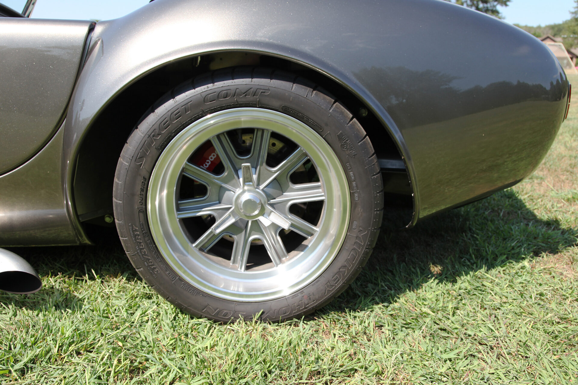 Wheel and brake close-up, alternate
